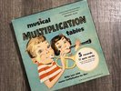 Vtg Musical Multiplication Tables Record Set Math Childrens Educational 1956 50s