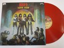 KISS LOVE GUN UK 1977 LP RED COLORED VINYL +ORIGINAL INNER CASABLANCA CALH 2017