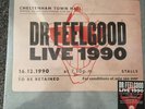 dr feelgood. Live 1990 . Blue Vinyl Sealed Copy . Rare .