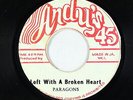 Rocksteady 45 - Paragons/I Roy - Left With A Broken Heart - Andy's Jamaica - VG+