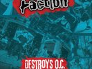 The Faction Destroys O.C. Live LP Vinyl Record Punk Hardcore NEW