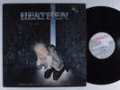 HEATHEN Breaking The Silence COMBAT LP VG+ dark brown translucent vinyl s