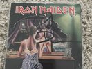 RARE Iron Maiden SIGNED Clear Twilight Zone/Wrathchild Vinyl
