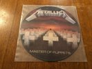 METALLICA Master Of Puppets PICTURE DISC Vinyl LP 1986 1st Press No Barcode Ed.