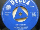 THE MOST BROTHERS Don't Go Home / Dottie UK 7