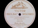 183g1. Nellie Melba - Lucia di Lammermoor-Part of Mad Scene - Victor Melba 95013