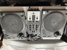 2 Technics Vinyl Decks 1 Dj Mixer And 50 Various Vinyls With Cables.