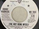 DIONNE WARWICKE  (I’m) Just Being Myself 45 WB Promo —NM | Northern Soul