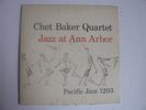 CHET BAKER QUARTET JAZZ @ ANN ARBOR PACIFIC JAZZ PJ-1203 1955 DG RED VINYL MONO