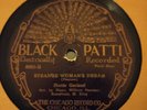 BLACK PATTI : HATTIE GARLAND strange woman's dream blues 1927  78 rpm