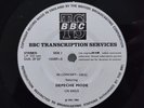 DEPECHE MODE BBC TRANSCRIPTION SERVICES IN CONCERT-320 LIVE LP 84 RARE