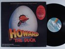 HOWARD THE DUCK OST John Barry/Thomas Dolby MCA LP VG+ promo w/ poster t