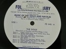1949 LP Music of the Sioux & Navajo Recorded at Wanblee and Pine Ridge SD FE4401