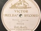 Nellie Melba - 78 rpm Victor Mauve 95022: TOSTI Mattinata; V+ cond
