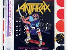 ANTHRAX FISTFUL OF ANTHRAX POLYSTAR R28R2025 JAPAN OBI OBI VINYL LP