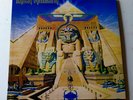 IRON MAIDEN POWERSLAVE  EUROPEAN PRESS MOTTLED BLUE VINYL SEALED