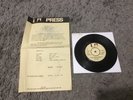 Hawkwind “The Psychedelic Warlords” 1974 U.K. Vinyl 7” + Signed Press Release