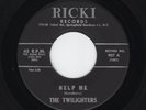 '61 R&B/DooWop TWILIGHTERS Help Me/The Rockin Mule RICKI 907 M- HEAR
