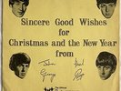 THE BEATLES -First Christmas Record- 1963 Fan Club Flexi disc /Newsletter / Rare
