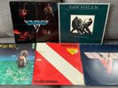 (5) Van Halen II Debut Diver Down Vinyl Record Album LP Lot