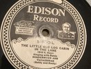Hindermyer & Tuckerman Edison 51830: Zip Coon, Little Old Log Cabin In The Lane