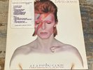 DAVID BOWIE   ALADDIN SANE   1st PRESS   ORANGE DYNAFLEX LP   1973 Promo Copy