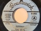 NORTHERN SOUL Tony Drake SUDDENLY / IT HURTS ME MORE Brunswick 45 rare