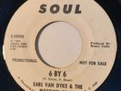 NORTHERN SOUL Earl Van Dyke & The Motown Brass 6 BY 6 Soul 45 rare promo copy