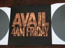 Avail 4AM Friday Live Bottom Hill silver 2xLP rare nofx Fat Wreck Jade Tree 12”
