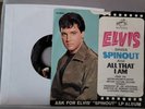 Original Elvis Presley USA 45, RARE SLEEVE Spinout/All That I Am RCA Victor...