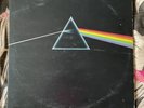 pink floyd dark side of the moon SHVL 804 vinyl LP Record w/ Poster 2 Stickers