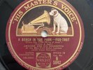 HMV B5842 Ambrose Orch. A Bench In The Park (E-)
