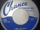 50's Chicago Blues Rocker 45 Rudy Green - Meet Me Baby I Had A Feeling - Chance