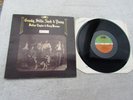 CROSBY STILL NASH & YOUNG DEJA VU UK ORANGE/GREEN TEXTURED NEAR MINT VINYL