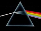 Vtg 70s PINK FLOYD Vinyl DARK SIDE OF THE MOON w Poster & 2 Sticker OG NEAR MINT