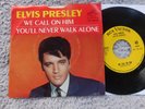Elvis Presley  - We Call On Him -  PROMO US Picture Sleeve PS 7