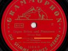 GEGEN BRITEN UND FRANZOSEN German WW2 Marsch RARE WWII 78rpm Schellackplatte