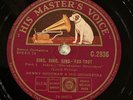 BENNY GOODMAN & HIS ORCHESTRA - ’SING SING SING’ 12” HMV 78 WILD TV THEME MUSIC