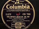 BILLIE HOLIDAY + BENNY GOODMAN ORCH ‘YOUR MOTHER’S SON-IN-LAW’ COLUMBIA, HER 1st