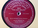 Billie Holiday Fine and Mellow / Strange Fruit 78rpm 10