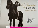 SHANIA TWAIN QUEEN OF ME SIGNED WHITE LEOPARD PICTURE DISC 12