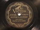 JAZZ KING OLIVER ORCH Rhythm Club Stomp / Edna VICTOR 38137  EE+
