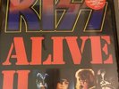 vintage kiss vinyl-SEALED KISS ALIVE ll W/HYPE STICKER/rare Aucoin