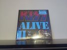 KISS ALIVE II 45th Anniversary Limited Red / Blue Swirl Color Vinyl 2 LP Sealed