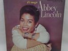 ABBEY LINCOLN IT'S MAGIC RIVERSIDE 12-277 VINYL RECORD ABLUM FREE SHIPPING E94