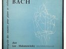 PAUL MAKANOWITZKY, LEE ⸻ JS BACH violin & piano sonatas ⸻ LUMEN stereo 2xLPs box