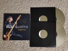 Suzi Quatro Legend Greatest Hits Double Album On gold Vinyl. SIGNED. With CD.