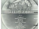 Tito Gobbi Lp Vinile HMV Great Voices / EMI – 532910121M Sigillato