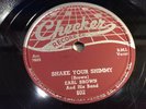 EARL BROWN-CHECKER 802-SHAKE YOUR SHIMMY/THE CATS WIGGLE-RARE JIVE BLUES ROCKER