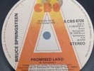 BRUCE SPRINGSTEEN - PROMISED LAND - UK CBS RECORDS A LABEL PROMO